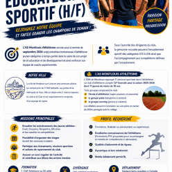 OFFRE D'EMPLOI EDUCATEUR SPORTIF